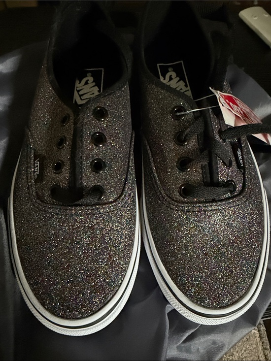 Vans Shoes - Vans' Glitter Black Low-Top Sneakers